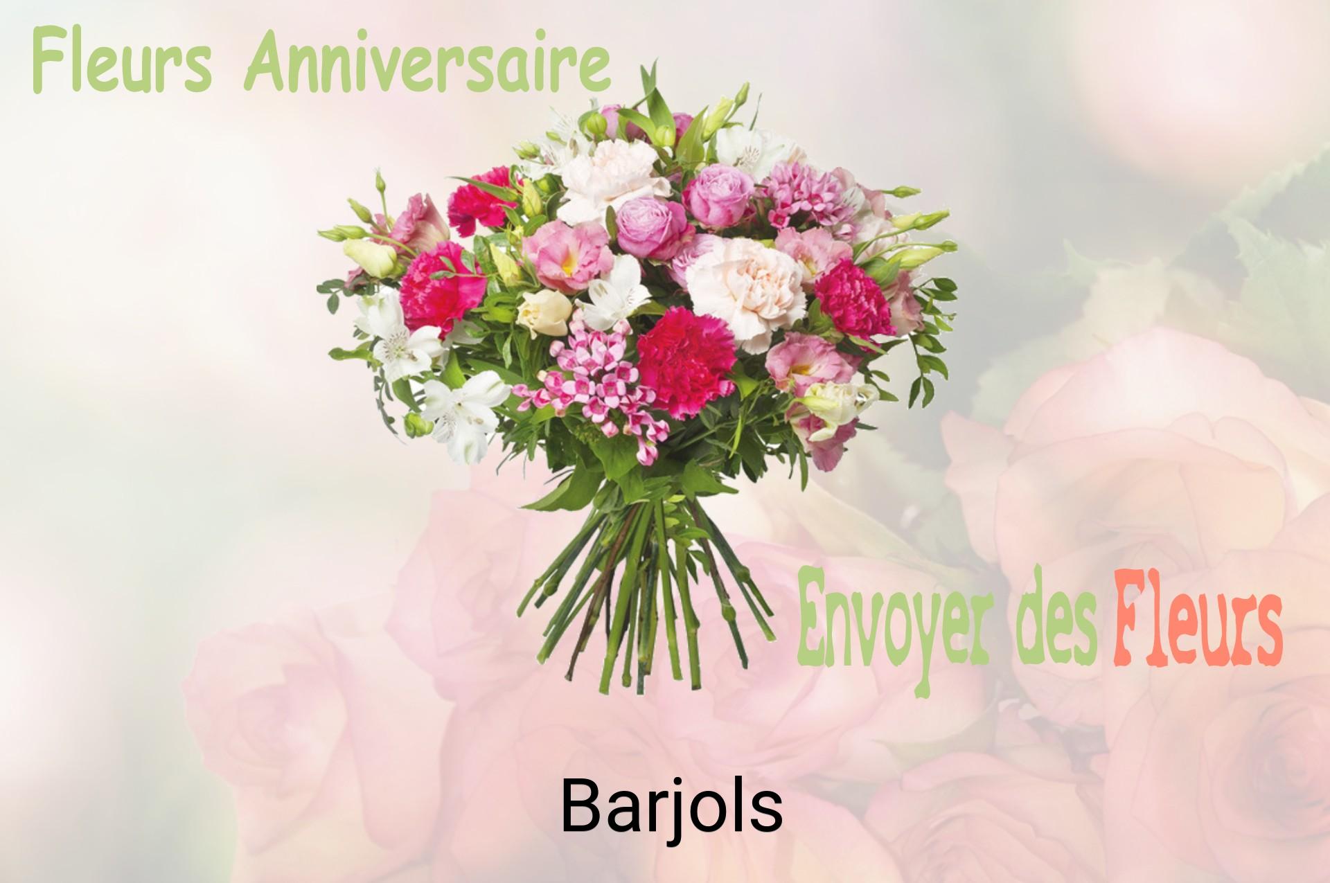 Bouquet de fleurs d’anniversaire livré à Barjols