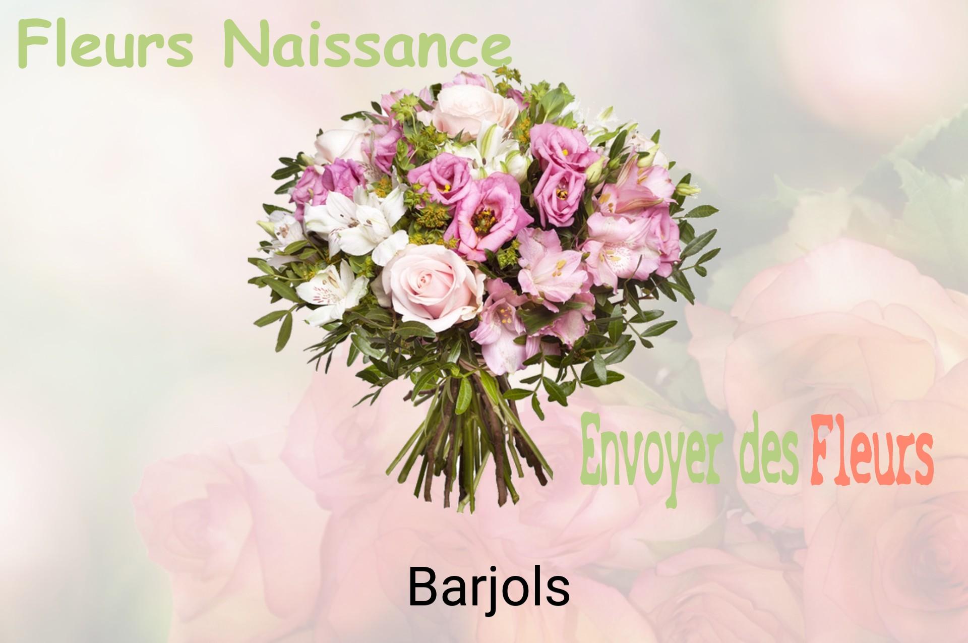 Bouquet de fleurs de naissance livré à Barjols